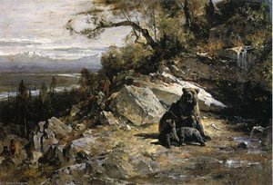 Squaw Valley Near Now Ow Wa Aka Old Grizzly-s Den Invaded — Thomas Hill