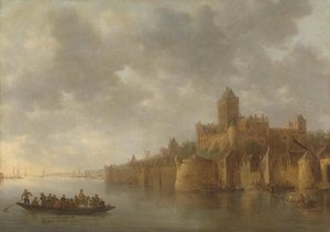The Valkhof In Nijmegen, Jan Van Goyen, 1641 — Jan Josephszoon Van Goyen