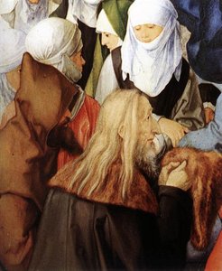 The Adoration Of The Trinity (detail) — Albrecht Dürer
