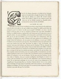 Pictorial Initial L (folio 33) From L'enchanteur Pourrissant — André Derain