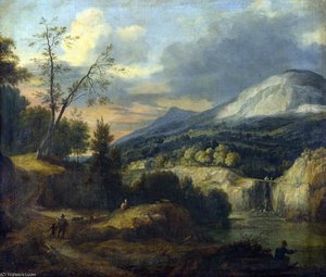 A mountainous landscape