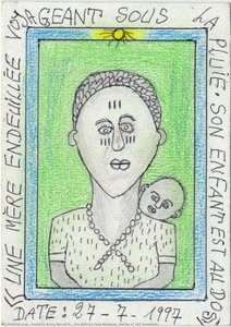 The African Face Museum (series Of 162 Drawings) — Frédéric Bruly Bouabré