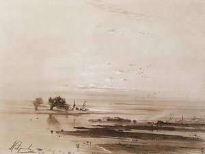Early Spring. Flood — Aleksey Savrasov