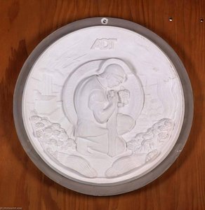 A. D. T. Burglary And Fire Protection Medal (design For Obverse) — Joseph Emile Renier