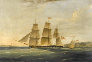The Ship 'matilda' And Cutter 'zephyr' — James Miller Huggins