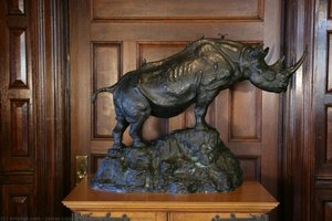 (bronze Of Rhinoceros) — James Lippitt Clark