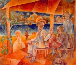 Veranda — Albert Bloch, Expressionism