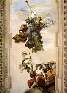Fame, Honor And Virtue — Guercino