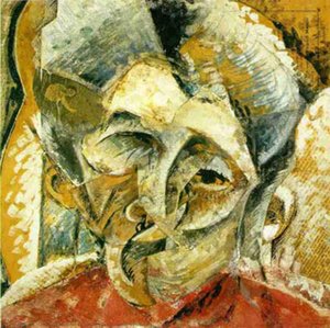 Dynamism Of A Woman's Head — Umberto Boccioni