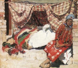 Sleeping Shokatz Woman — István Csók