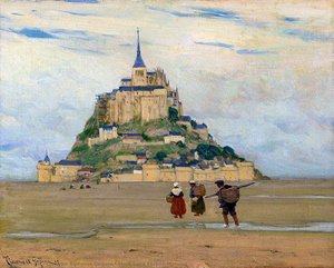 Mont Saint Michel, Morning — Clarence Alphonse Gagnon