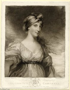 Portrait Of Lady Charlotte Bury — John Hoppner