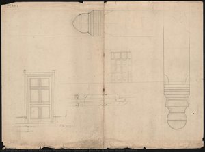 Elevation Plan For Halcyon House, Enfield — Arthur Heygate Mackmurdo