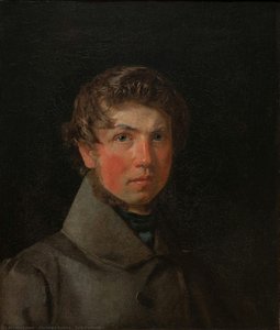 Self-portrait — Christen Købke, Romantic Realism