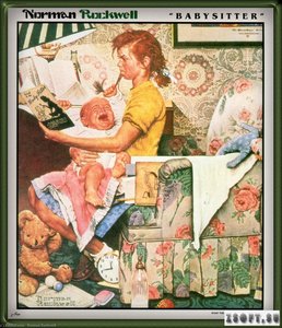 Babysitter — Norman Rockwell