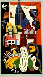 New York Mural — Stuart Davis