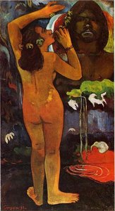 Hina Tefatou (also Known As The Moon And The Earth) — Eugène Henri Paul Gauguin