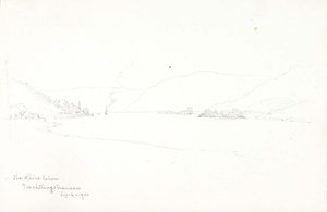 The Rhine Below Trechtlingshausen — George Elbert Burr