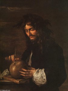 Self-portrait — Salvator Rosa, Baroque Period