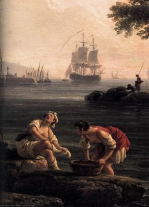 A Seashore (detail) — Claude-joseph Vernet