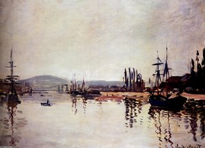 The Seine Below Rouen — Claude Monet