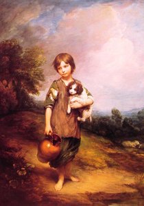 Cottage Girl With Dog And Pitcher — Thomas Gainsborough