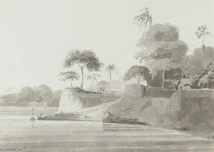 A River Scene — Thomas Daniell