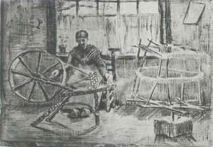 Woman Reeling Yarn — Vincent Willem Van Gogh