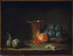 Goblet And Fruit — Jean-baptiste-siméon Chardin