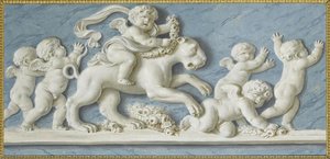 Amours Et Attributs (une Lionne Au Centre) Ins Indication Sur Le Chassis Poudrier — Sauvage Pieter Joseph (sauvage Piat)