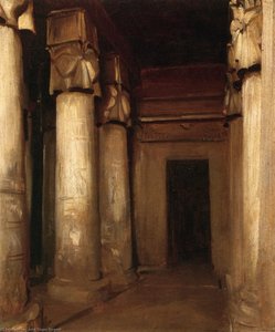 Temple Of Denderah — John Singer Sargent, Impressionistic Landscape