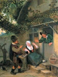The Pedlar — Cornelis Dusart