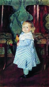 Portrait Of I.b. Kustodieva — Boris Mikhailovich Kustodiev, Realism