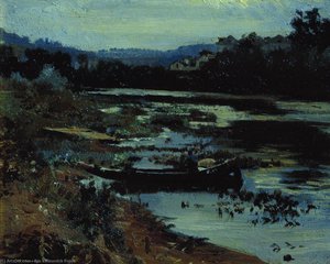 Landscape With Boat — Ilya Yefimovich Repin