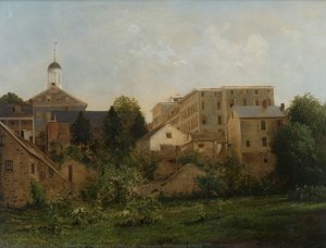 Bethlehem From The Monocacy Creek — Gustav Johann Grunewald