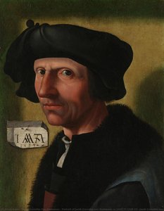 Portrait Of Jacob Cornelisz Van Oostsanen (c. 1472/77-1528/33), Jacob Cornelisz Van Oostsanen (workshop Of), C. 1533 — Jacob Cornelisz Van Oostsanen, Early Netherlandish Painting