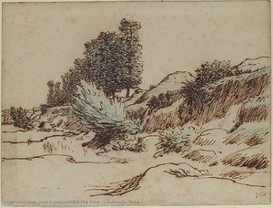 Landscape, Vichy — Jean François Millet The Elder
