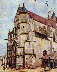 Church Of Moret — Alfred Sisley