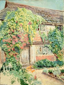 Exterior Of Cottage At Forest Green, Surrey — Ernest C Christie