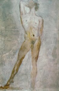 Study Of A Male Nude - Saint Sebastian, 1969 — Salvador Dalí, Surrealist Expressionism