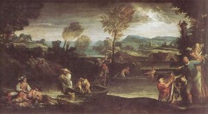 The Fishing — Annibale Carracci