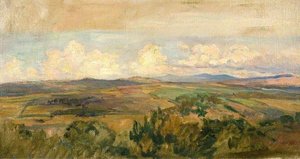 Study Towards The Malverns — Brian Hatton