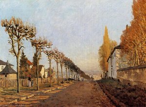 Chemin De La Machine, Louveciennes (also Known As Rue De La Machine, Louveciennes) — Alfred Sisley