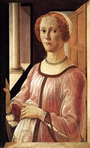 Portrait - Portrait Of A Lady — Sandro Botticelli