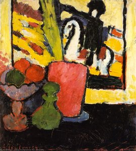 Still Life With White Horse — Alexej Von Jawlensky, Expressionism
