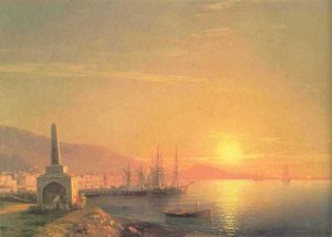 The Sunrize In Feodosiya — Ivan Konstantinovich Aivazovsky, Romanticism And Seascapes