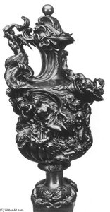 Ewer With Amphitrite And A Nereid — Massimiliano Soldani-benzi, Baroque
