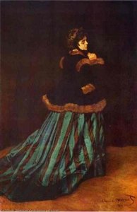 Camille Doncieux (lady In Green) — Claude Monet