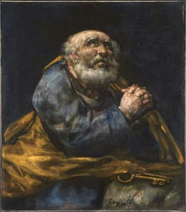 The Repentant St. Peter — Francisco José De Goya Y Lucientes