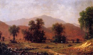 White Mountain Landscape, Mount Washington — Martin Johnson Heade
